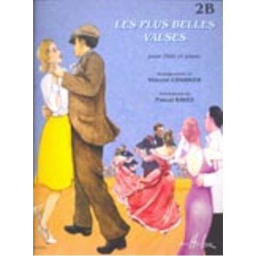 Les Plus Belles Valses Book 2B Flute Piano (Softcover Book)