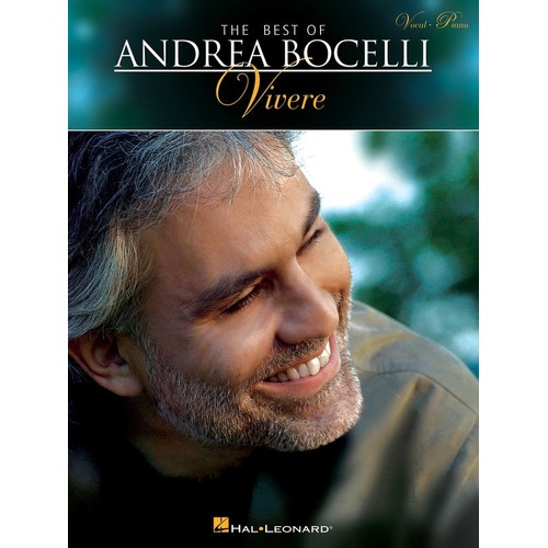 Vivere - The Best of Andrea Bocelli Songbook for Voice and Piano, 96 Pages