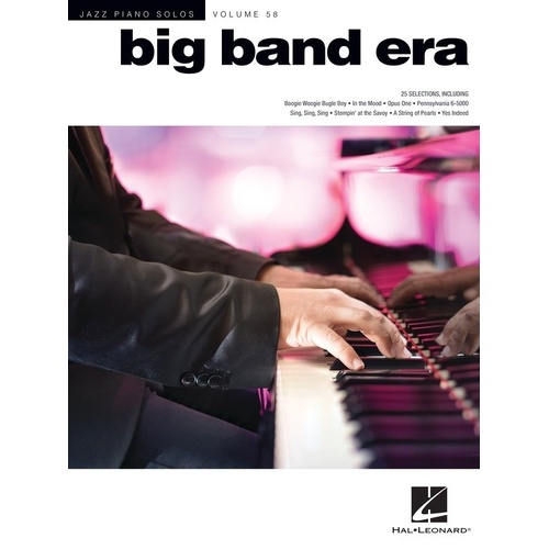 Big Band Era Jazz Piano Solos V58 JPS - 25 Arrangements, 96 Pages, Hal Leonard