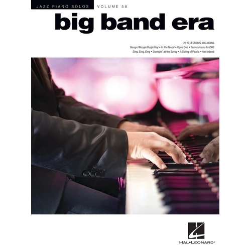 Big Band Era Jazz Piano Solos V58 JPS by Hal Leonard, 96 Pages, Piano Solo Arrangements with Chord Symbols