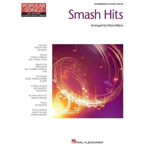 Smash Hits Intermediate Piano Solo - Hal Leonard Popular Songs, 48 Pages