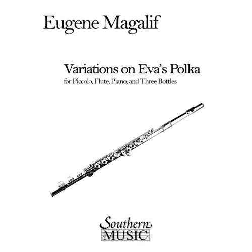 Variations On Evas Polka Piccolo/Flute/Piano (Softcover Book)