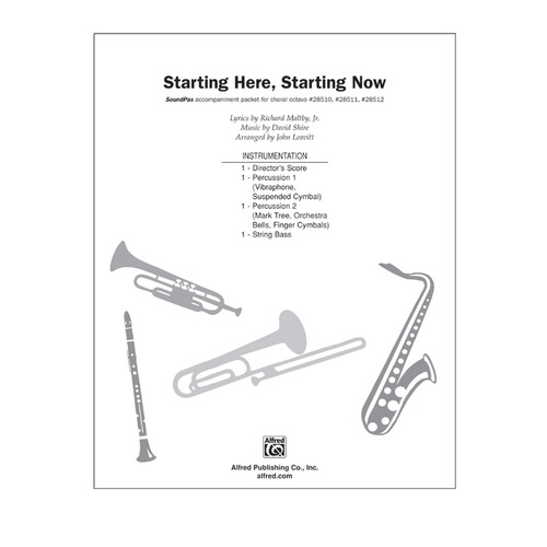 Starting Here Starting Now SoundPax Choral Sheet Music