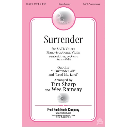 Surrender SATB (Octavo)