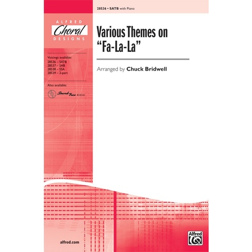Various Themes on Fa-La-La SATB Choral Sheet Music