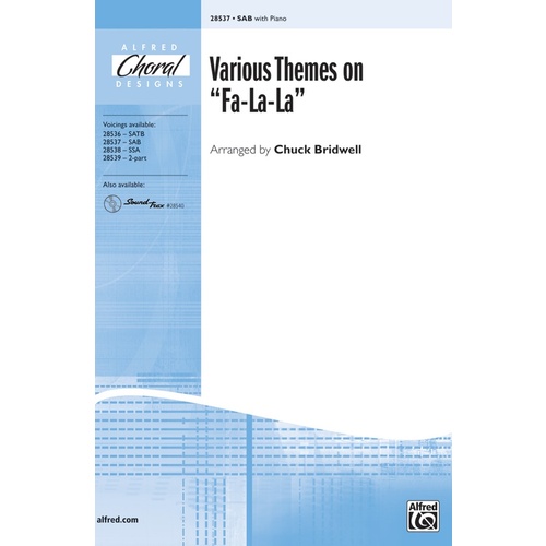 Various Themes on Fa La La SAB Choral Sheet Music