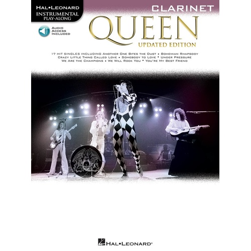 Queen For Clarinet Updated Edition Book/Online Audio (Softcover Book/Online Audio)