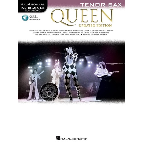 Queen for Tenor Saxophone - Updated Edition with Audio Accompaniment