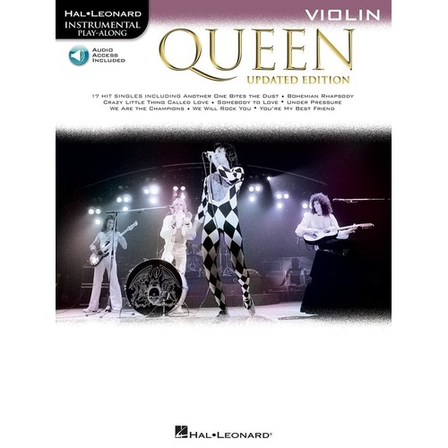 Queen for Violin Updated Edition - Instrumental Play-Along