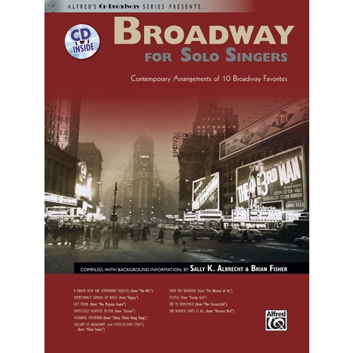 Broadway For Solo Singers Book/CD