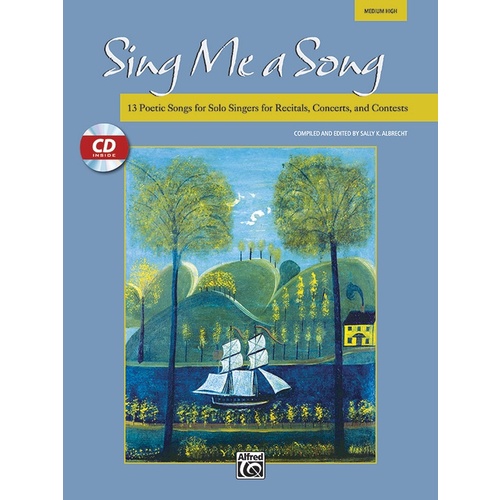 Sing Me A Song Medium-High Voice Book and CD