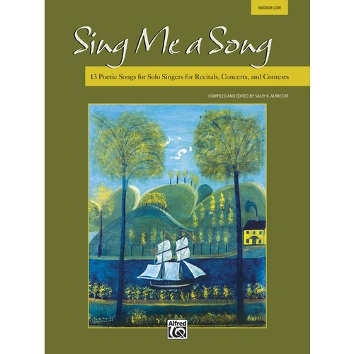Sing Me A Song Medium-Low Voice Book with CD