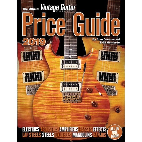 The Official Vintage Guitar Magazine Price Guide 2019 (Softcover Book)