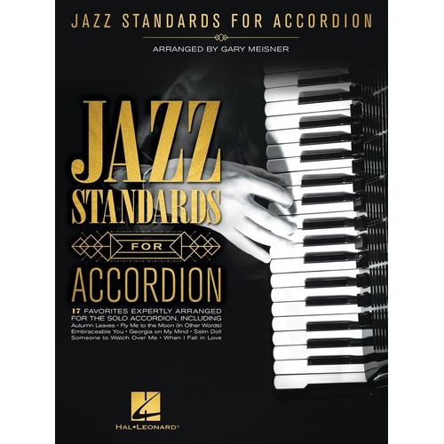 Jazz Standards for Accordion by Hal Leonard - 56 Pages