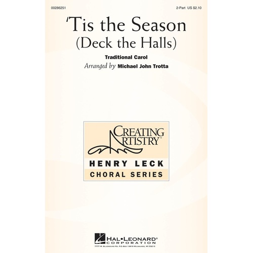 Tis The Season (Deck The Halls) SA (Octavo)