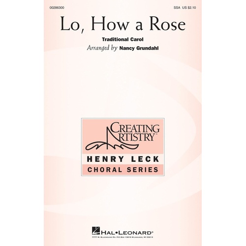 Lo How A Rose SSA (Octavo)
