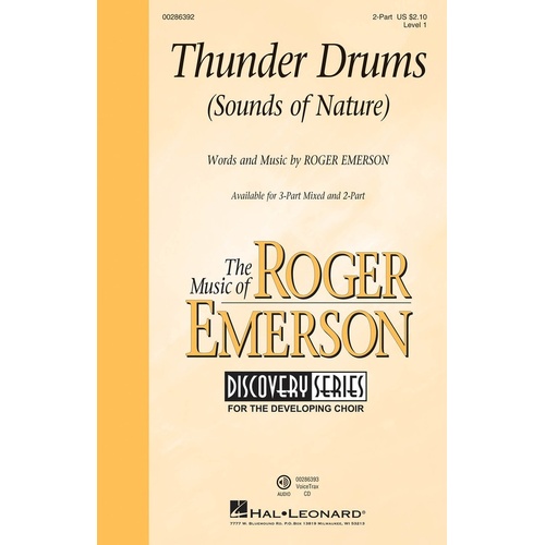 Thunder Drums 2 Part (Octavo)