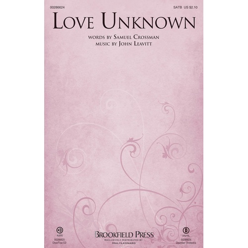 Love Unknown SATB (Octavo)