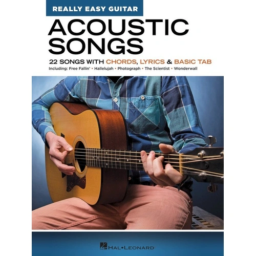 Acoustic Songs Really Easy Guitar Songbook - 22 Songs with Chords, Lyrics & Basic Tab, 48 Pages, Hal Leonard