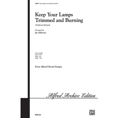 Keep Your Lamps Trimmed SAB