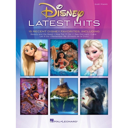 Disney Latest Hits Easy Piano Songbook
