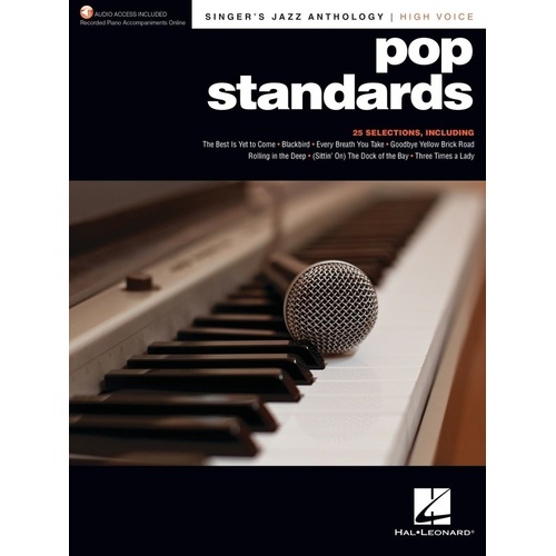 Pop Standards - Singer's Jazz Anthology for High Voice