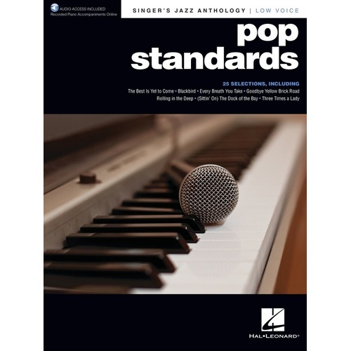 Pop Standards - Singer's Jazz Anthology for Low Voice