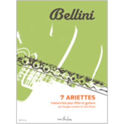 Ariettes 7 Arr Lambert Rivoal Flute/Guitar (Softcover Book)