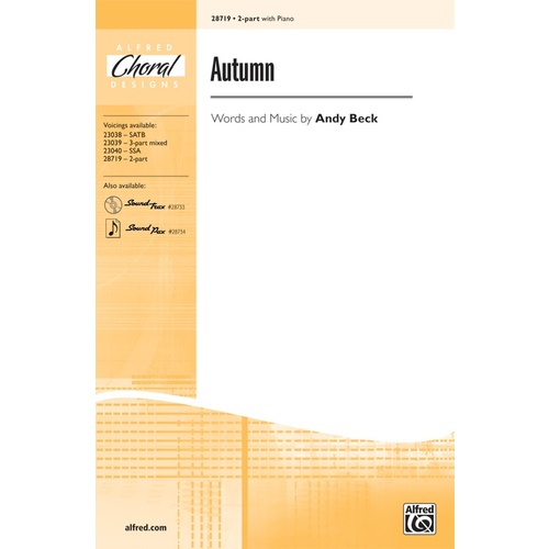 Autumn SA Choral Sheet Music