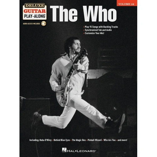 The Who Deluxe Guitar Play-Along V16 BK/OLA with 15 Songs for Guitar