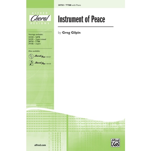Instrument Of Peace TTBB Gilpin