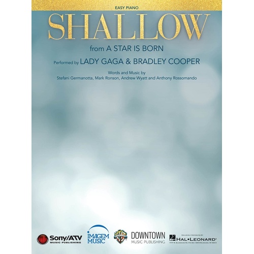 Shallow (From A Star Is Born) Easy Piano S/S (Sheet Music)