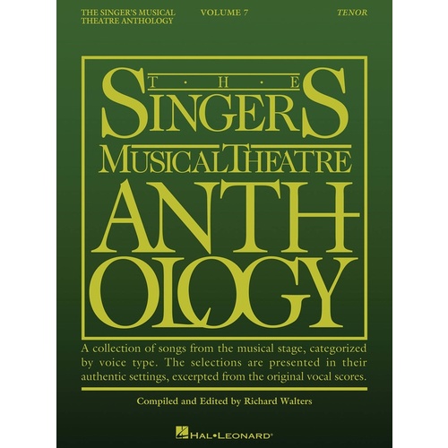 Singers Musical Theatre Anth V7 Tenor