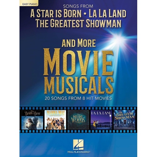 Songs from A Star Is Born, La La Land, The Greatest Showman - Easy Piano & Vocal Songbook