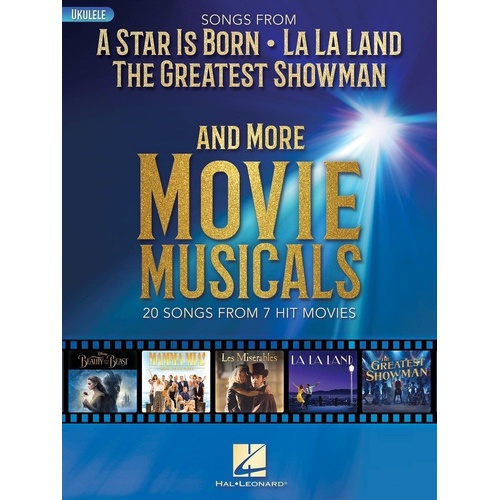 Songs from A Star Is Born, La La Land, The Greatest Showman - Ukulele Songbook