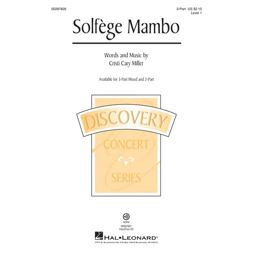 Solfege Mambo 2 Part Choral Sheet Music
