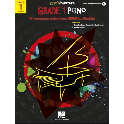 Gradebusters Grade 1 Piano Book by Hal Leonard