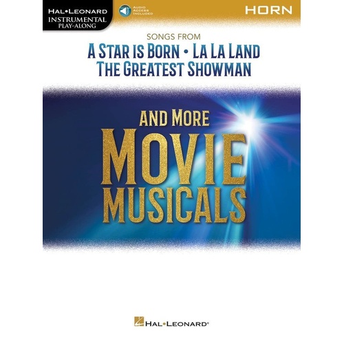 Songs from A Star Is Born, La La Land, The Greatest Showman for Horn - Instrumental Play-Along Series