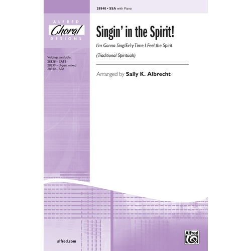 Singin in the Spirit SSA/Piano Choral Sheet Music