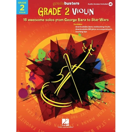 Gradebusters Grade 2 Violin Book with Playback+ and Accompaniment Tracks