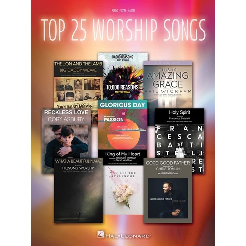 Top 25 Worship Songs PVG Songbook by Hal Leonard
