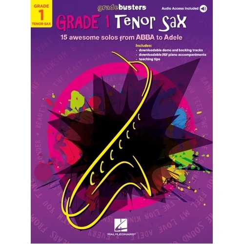Gradebusters Grade 1 Tenor Saxophone Book