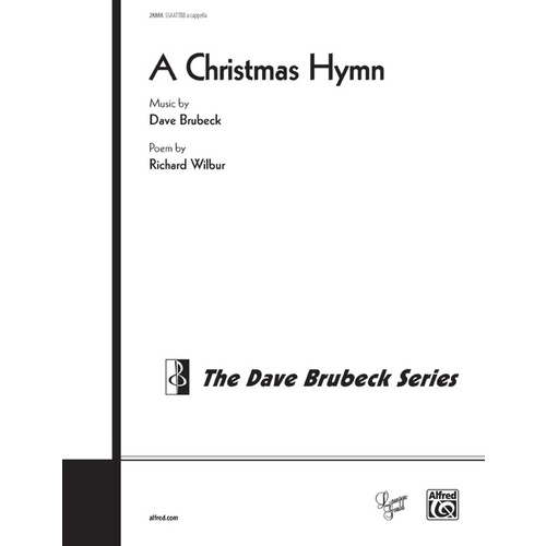 A Christmas Hymn SATB Choral Sheet Music