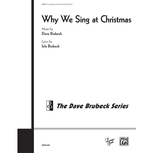 Why We Sing at Christmas SATB Choral Sheet Music