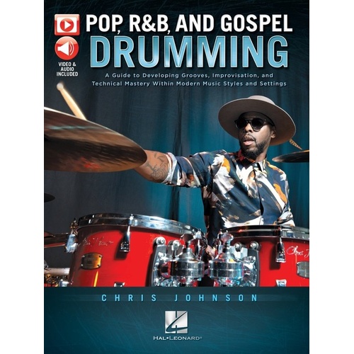 Pop, R&B & Gospel Drumming Book/Video Combo by Chris Johnson