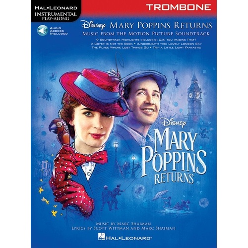 Mary Poppins Returns for Trombone - Instrumental Play-Along Series