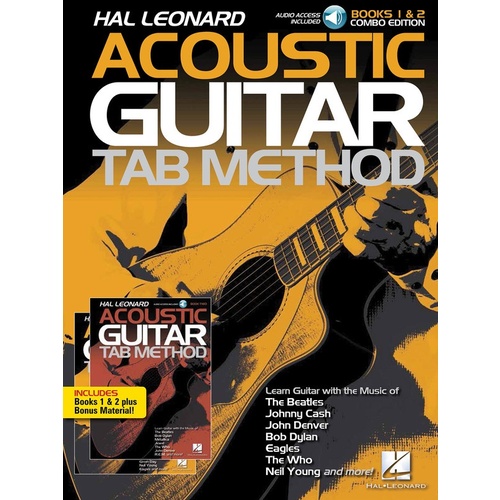HL Acoustic Guitar TAB Method Combo Edition Book/Online Audio