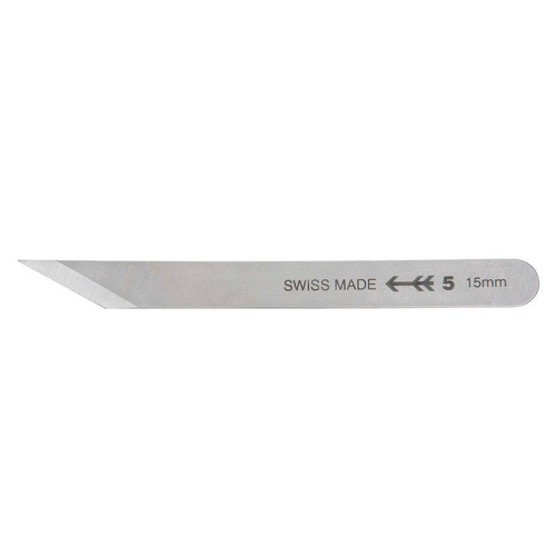 Swiss Steel 15mm Knife 700405 - Hardened Cutter for Bridge Shaping, Double Bevelled, Made in Switzerland