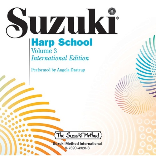 Suzuki Harp School Volume 3 CD - Folk Instrument Sheet Music