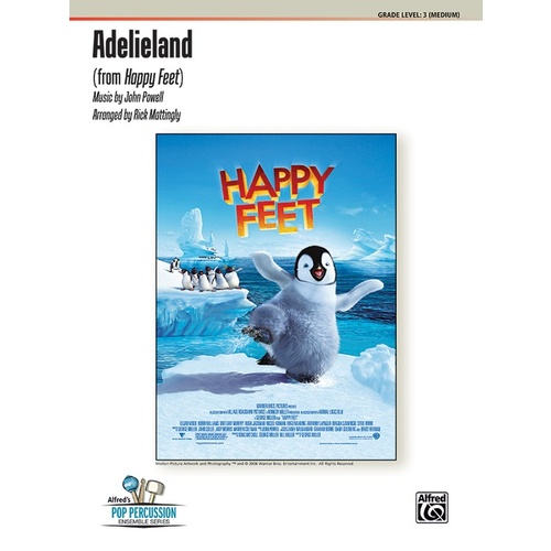 Adelieland Sheet Music from Happy Feet Percussion